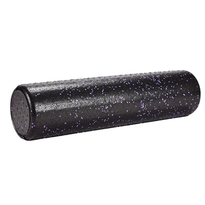 Exercise Foam Roller, 24 in X 6 In, Purple/Black