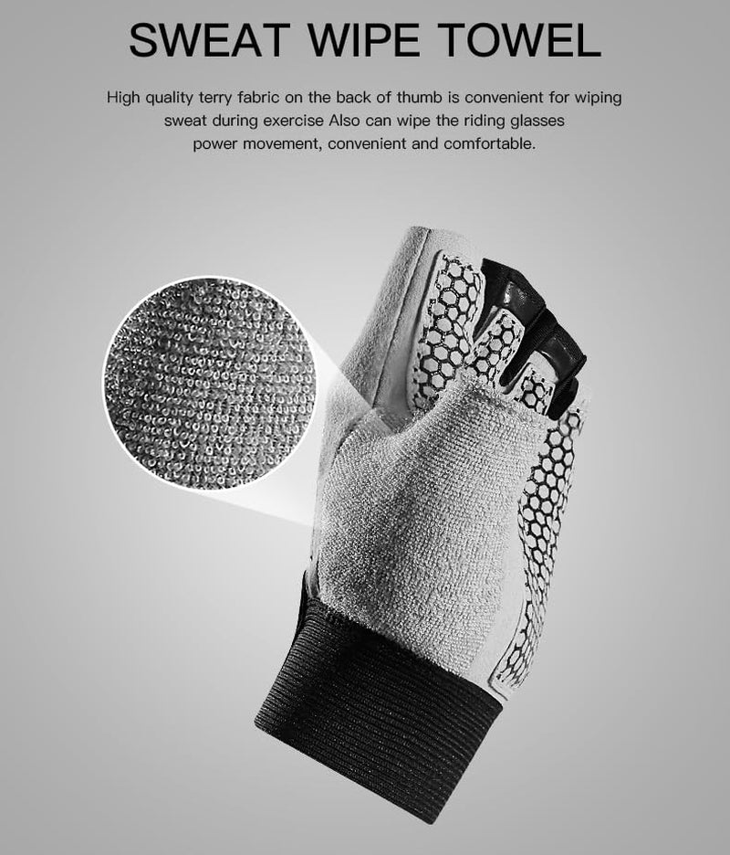 Weightlifting Gym Gloves Breathable Workout Gloves Adjustable Wrist Support