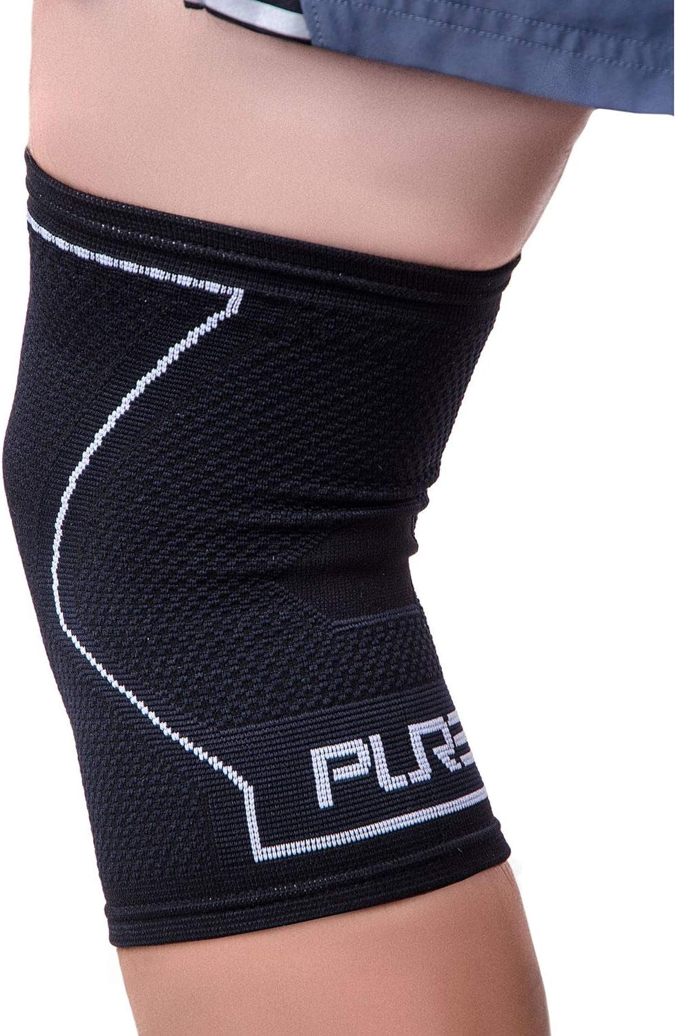 Compression Knee Support Sleeve – Relieve Knee Pain, Recovery Sleeve for Men and Women – Great for Running, Weight Lifting, Sports