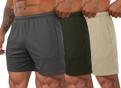 Men'S Workout Gym Shorts Mesh Athletic Shorts Lightweight