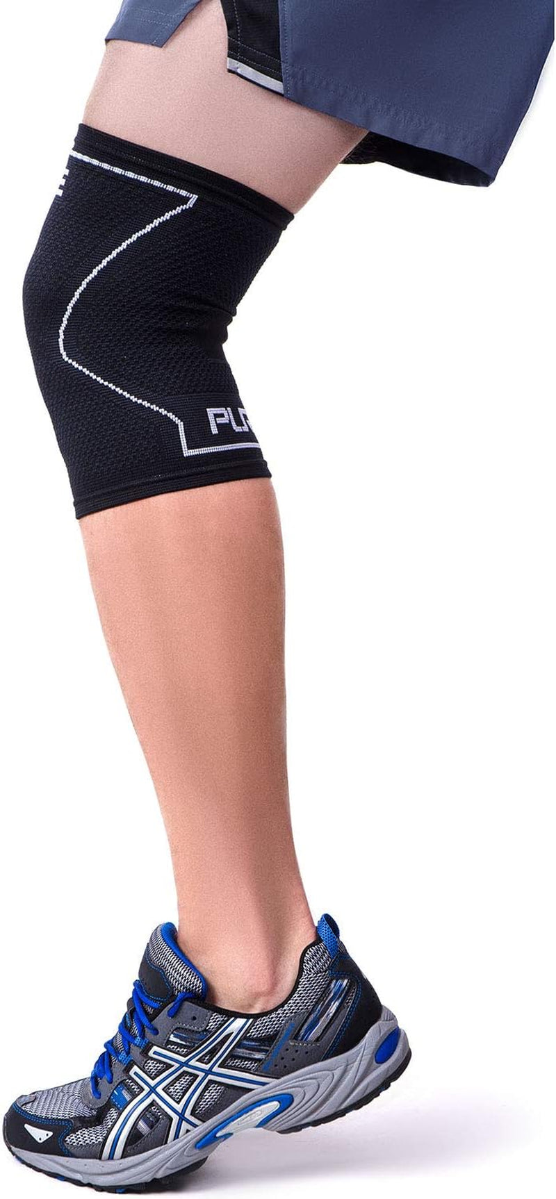 Compression Knee Support Sleeve – Relieve Knee Pain, Recovery Sleeve for Men and Women – Great for Running, Weight Lifting, Sports