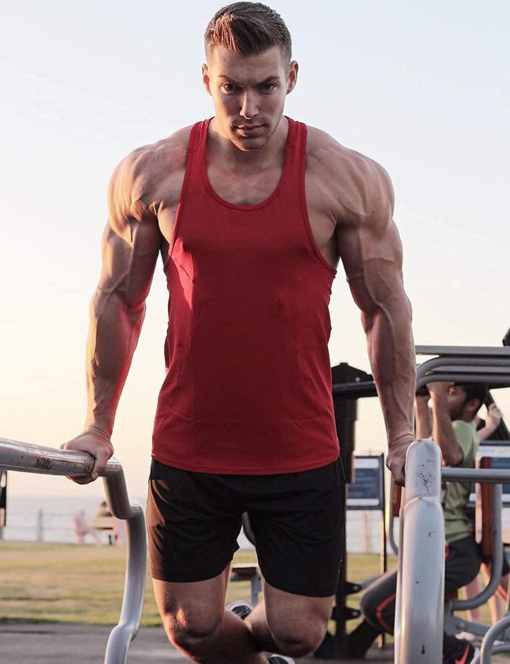 Men'S Workout Gym Shorts Mesh Athletic Shorts Lightweight