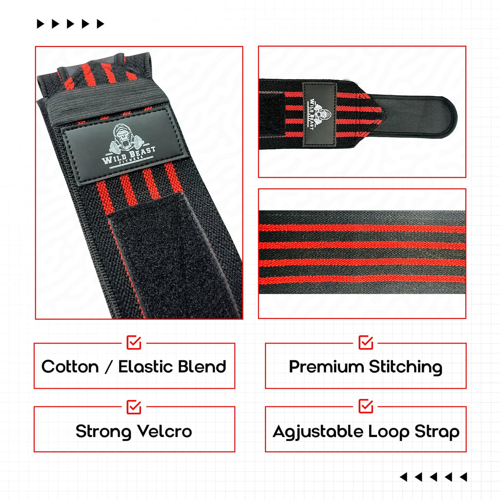 Elbow Wraps for Weightlifting, 41" Adjustable Strap for Gym Powerlifting