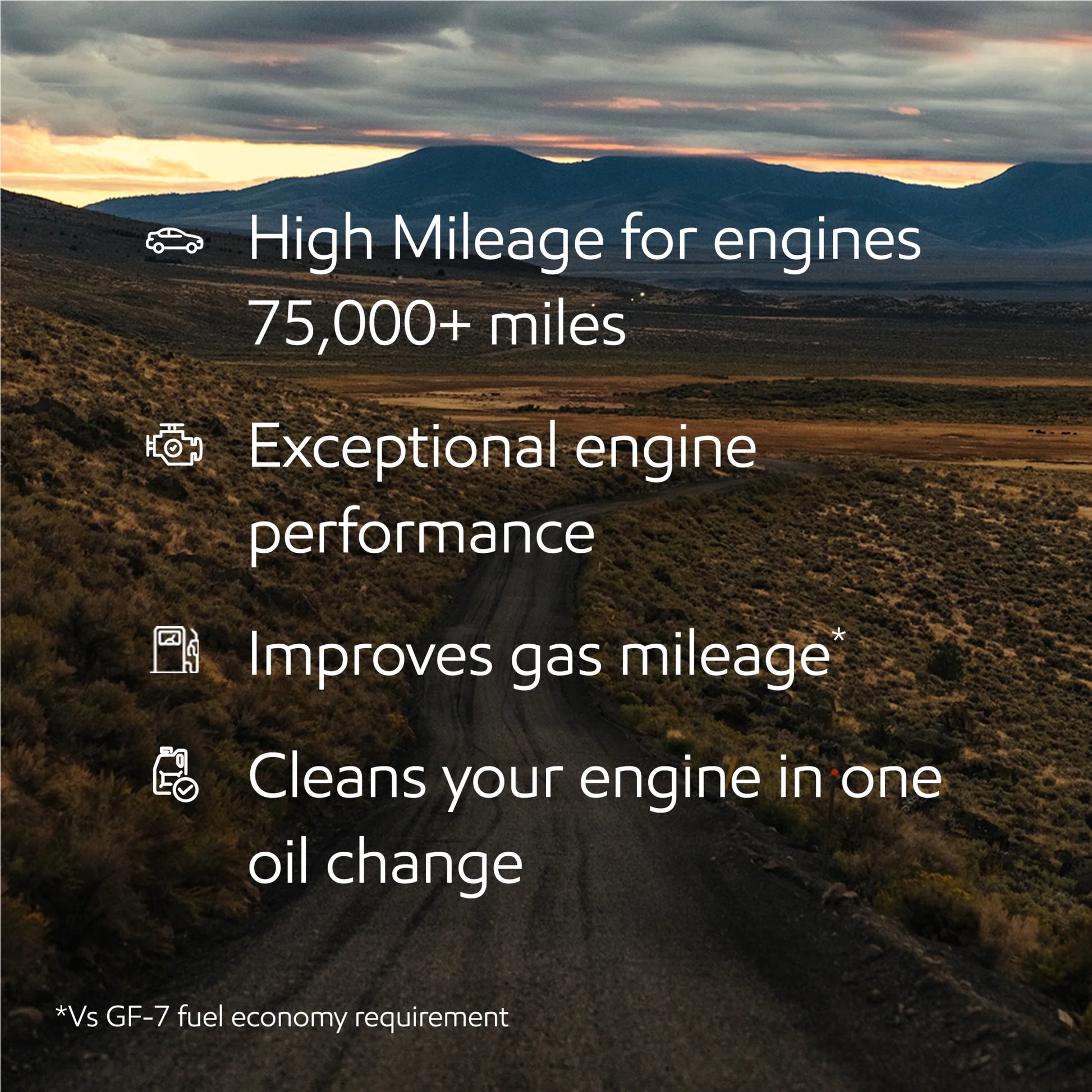 (3 Pack)  Extended Performance High Mileage Full Synthetic Motor Oil 0W-20, 5 Quart