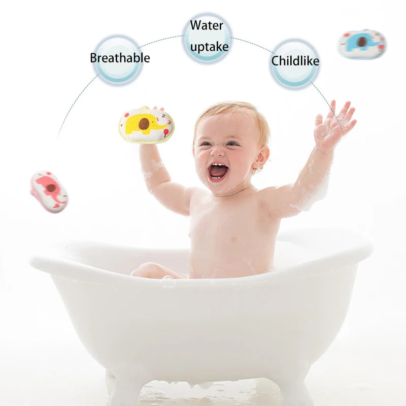 Baby Cotton Shower Bath Sponge
