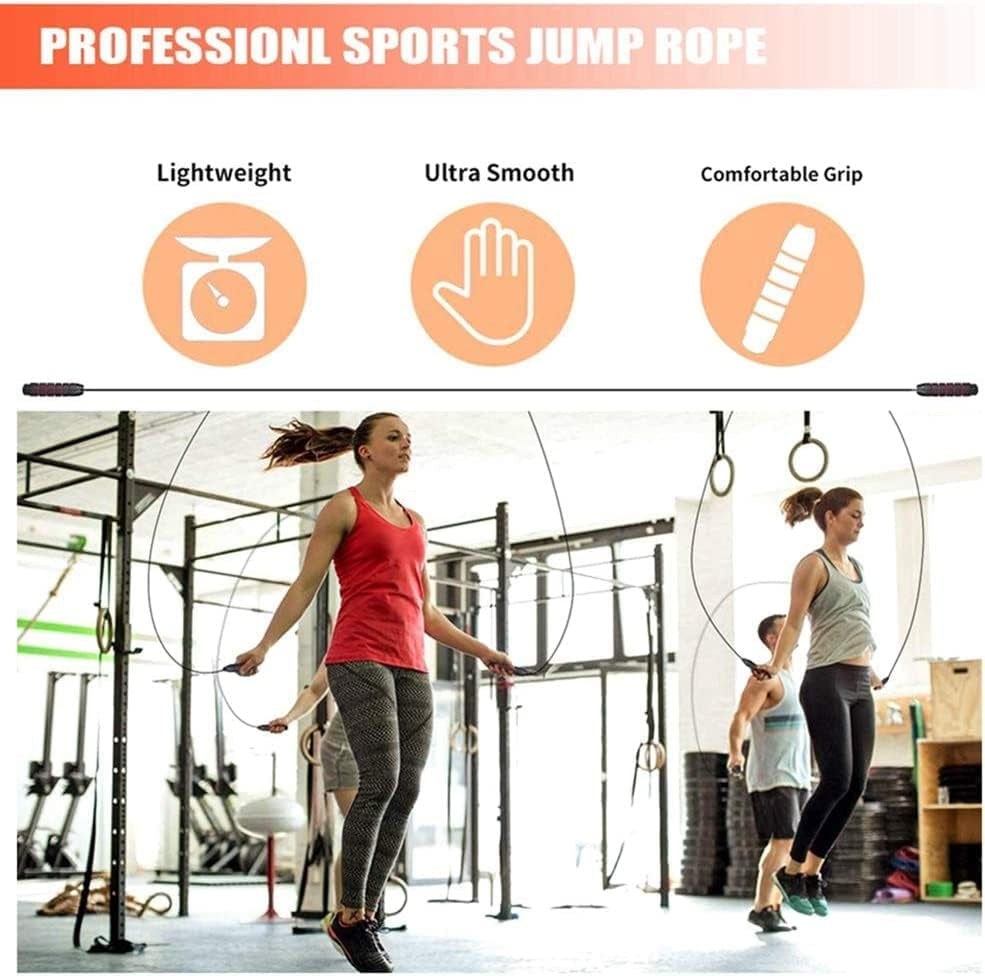 Adjustable Jump Rope,Jump Ropes for Fitness for Men Women
